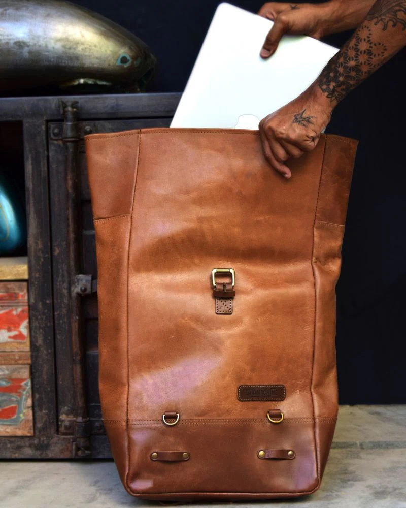 backpack pannier - classic roll top - Image 29