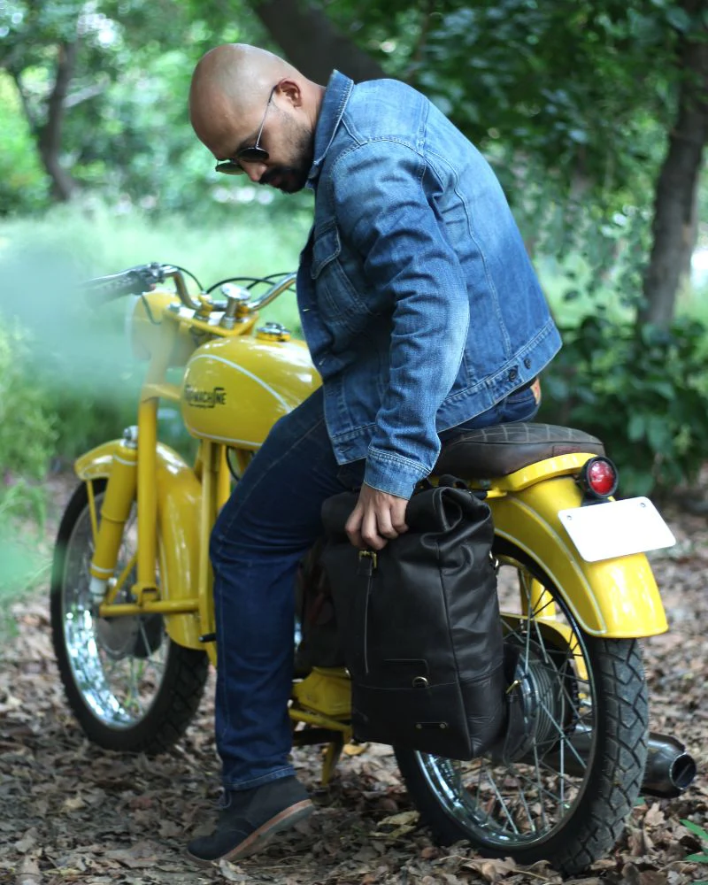 backpack pannier - classic roll top - Image 37