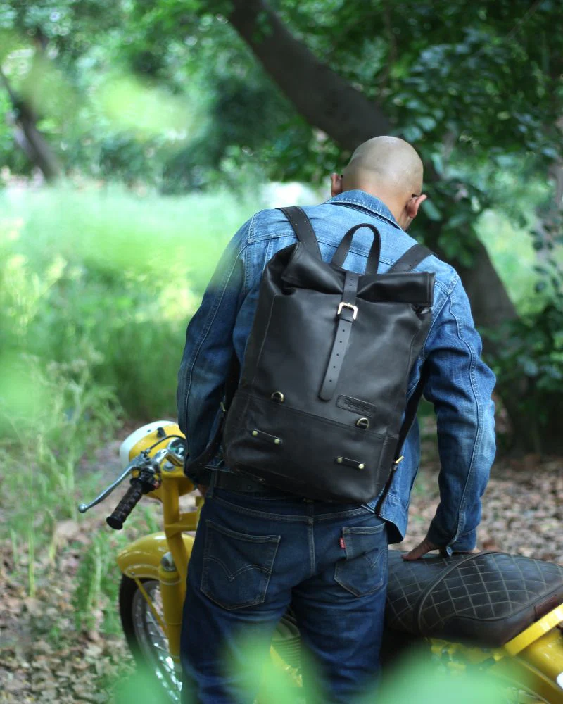 backpack pannier - classic roll top - Image 39
