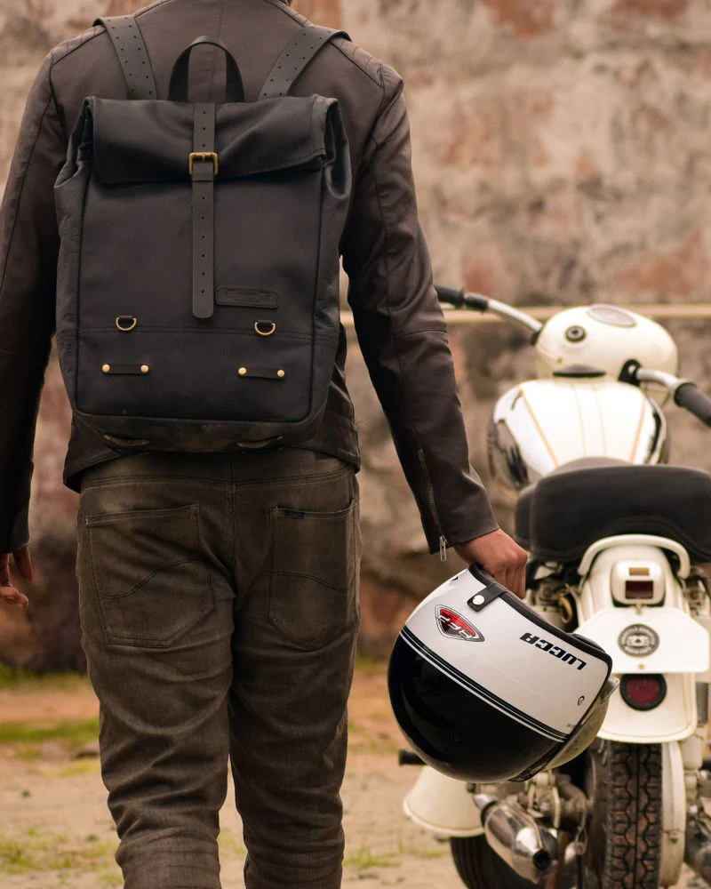 backpack pannier - classic roll top - Image 43