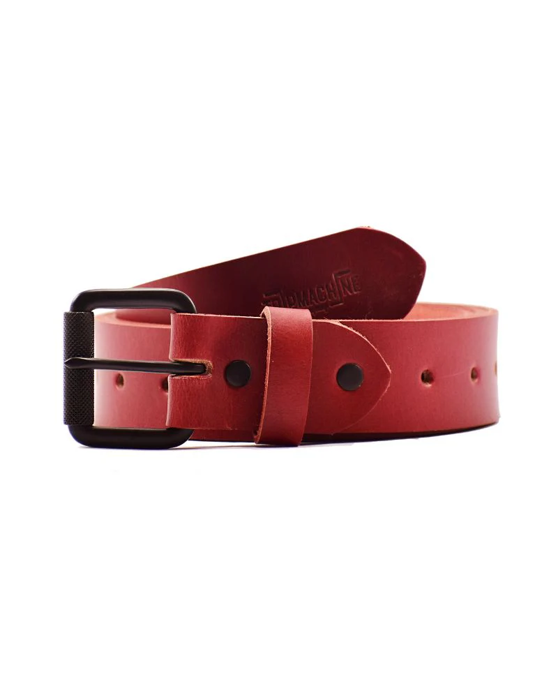 belt - cherry red single pin - Image 4