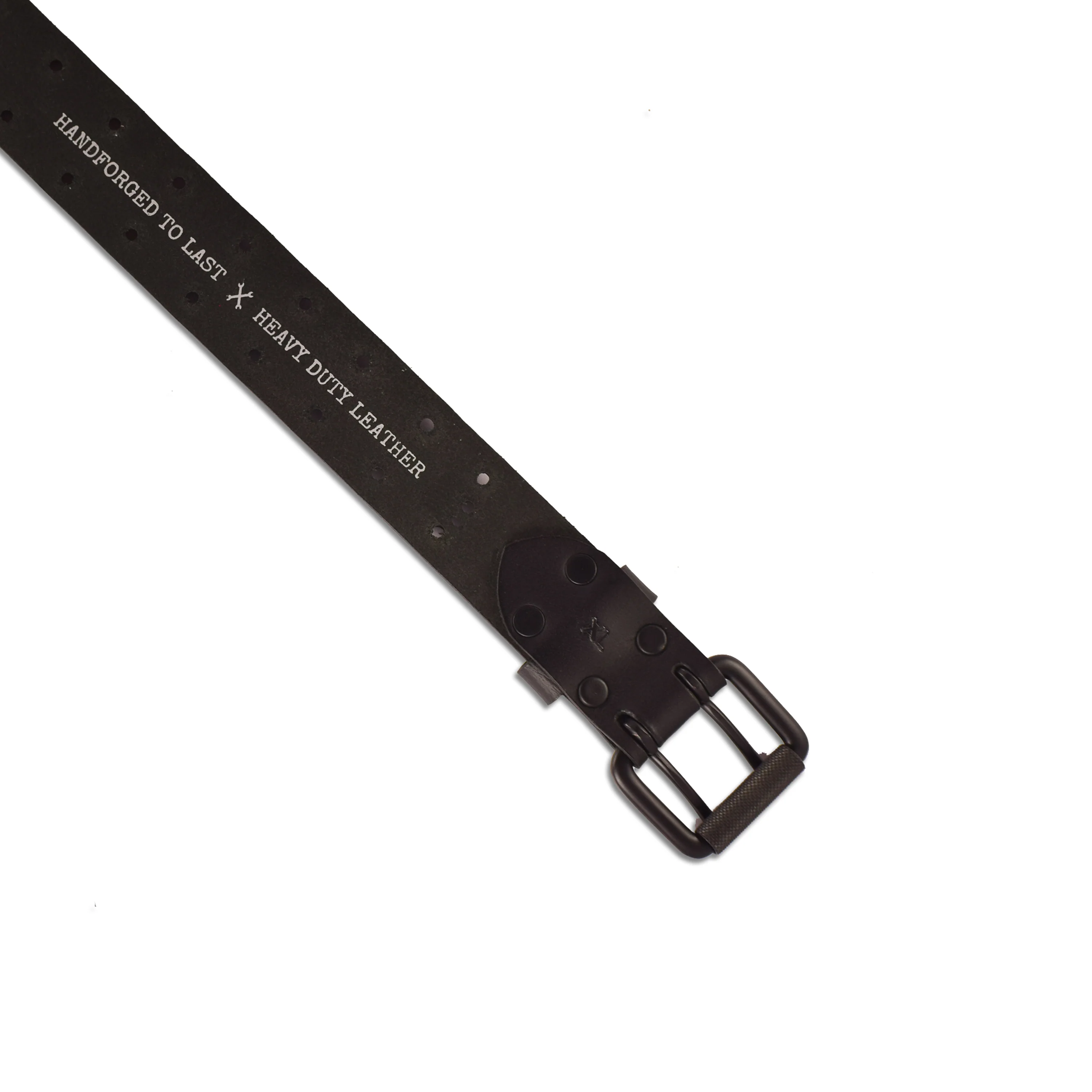 belt - matt black double pin - Image 3