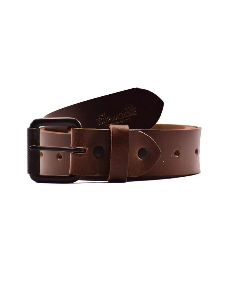 belt - tobacco brown single pin - Image 4