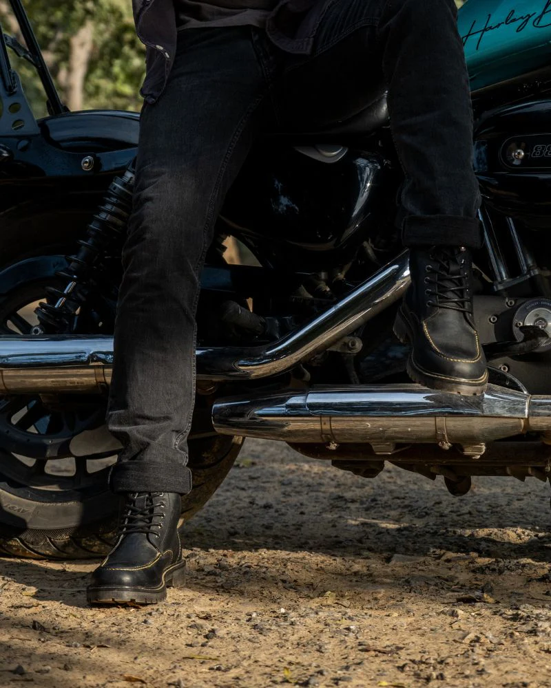 boots moc-toe black - Image 9