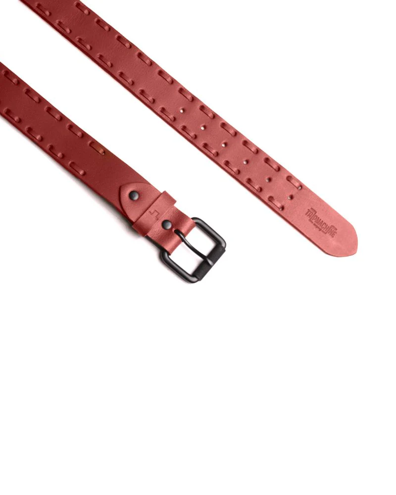 bronco belt cherry red - Image 3