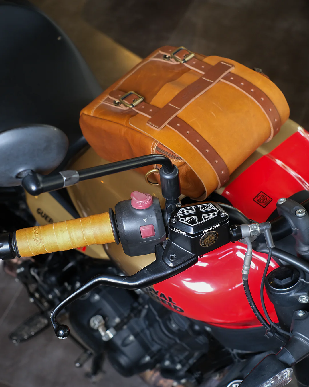 brake oil reservoir cap crafted to fit himalayan & guerrilla 450 - Image 5
