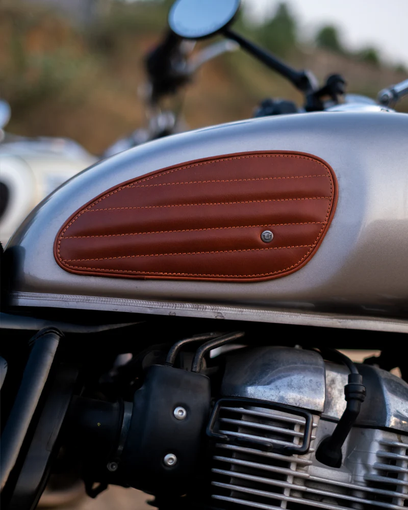 tank pads leather classic stripes - Image 18