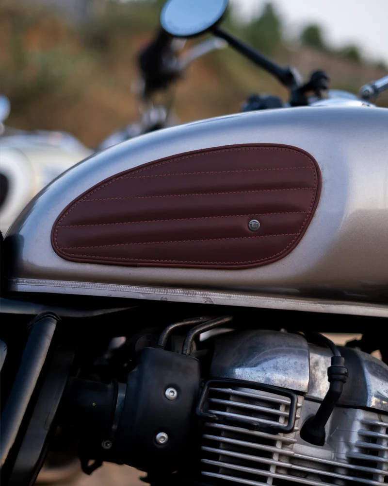 tank pads leather classic stripes - Image 23