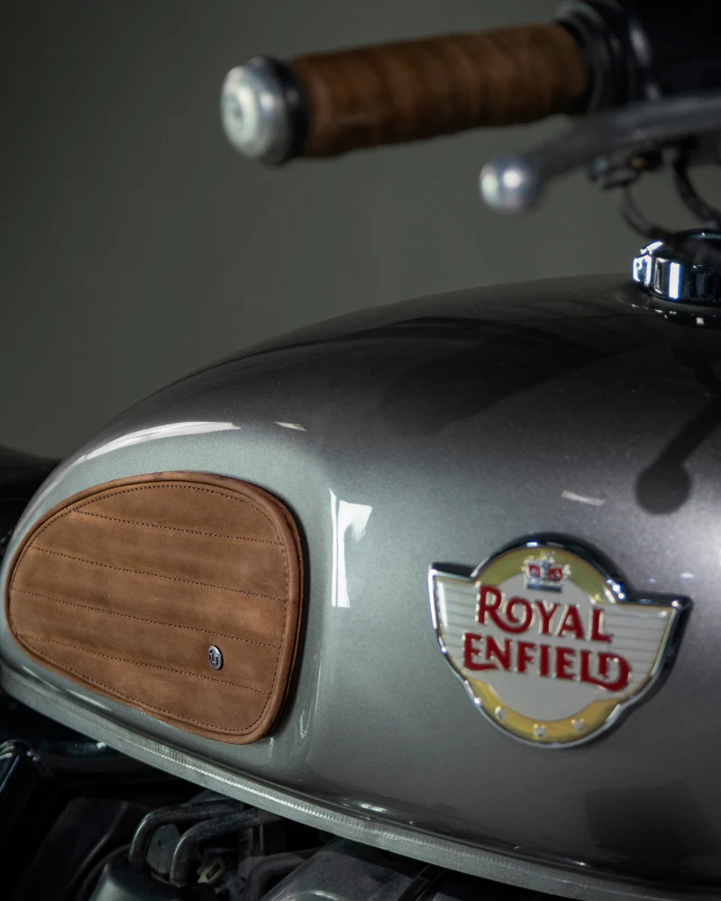 tank pads leather classic stripes - Image 8
