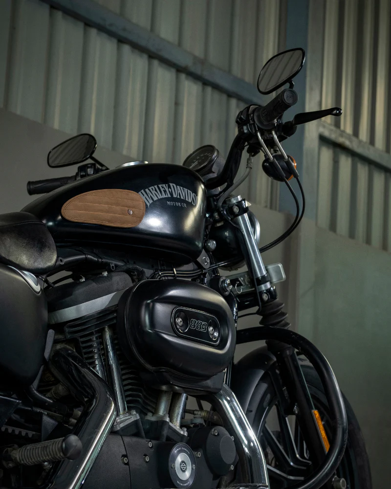tank pads mini leather classic stripes - Image 14
