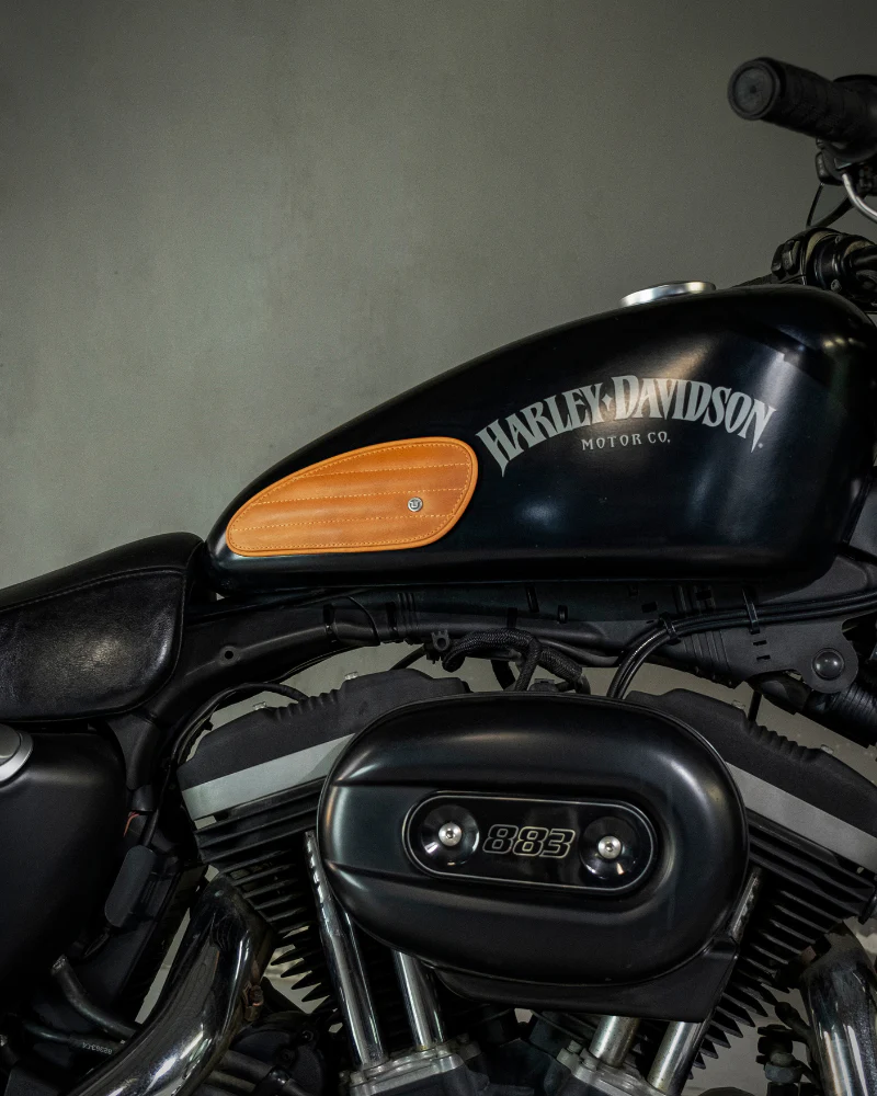 tank pads mini leather classic stripes - Image 20