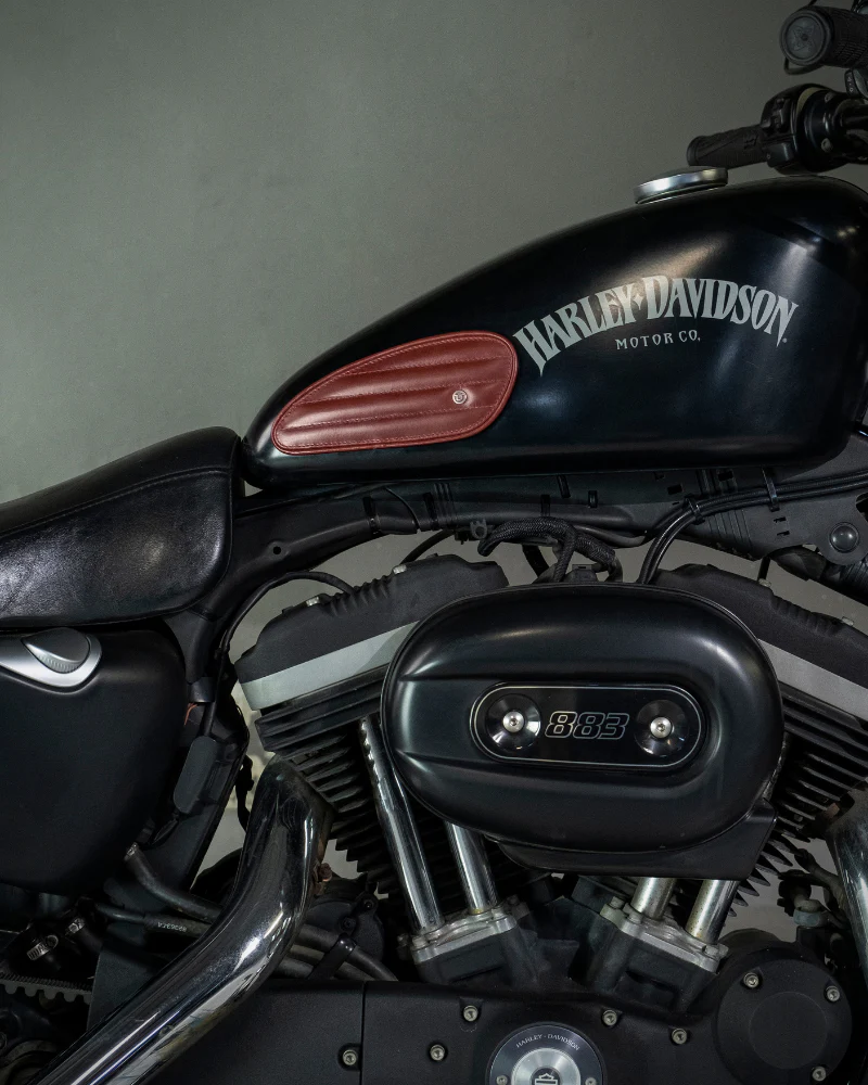 tank pads mini leather classic stripes - Image 25