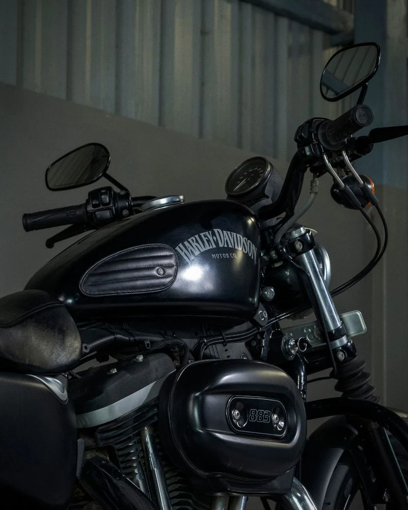 tank pads mini leather classic stripes - Image 8