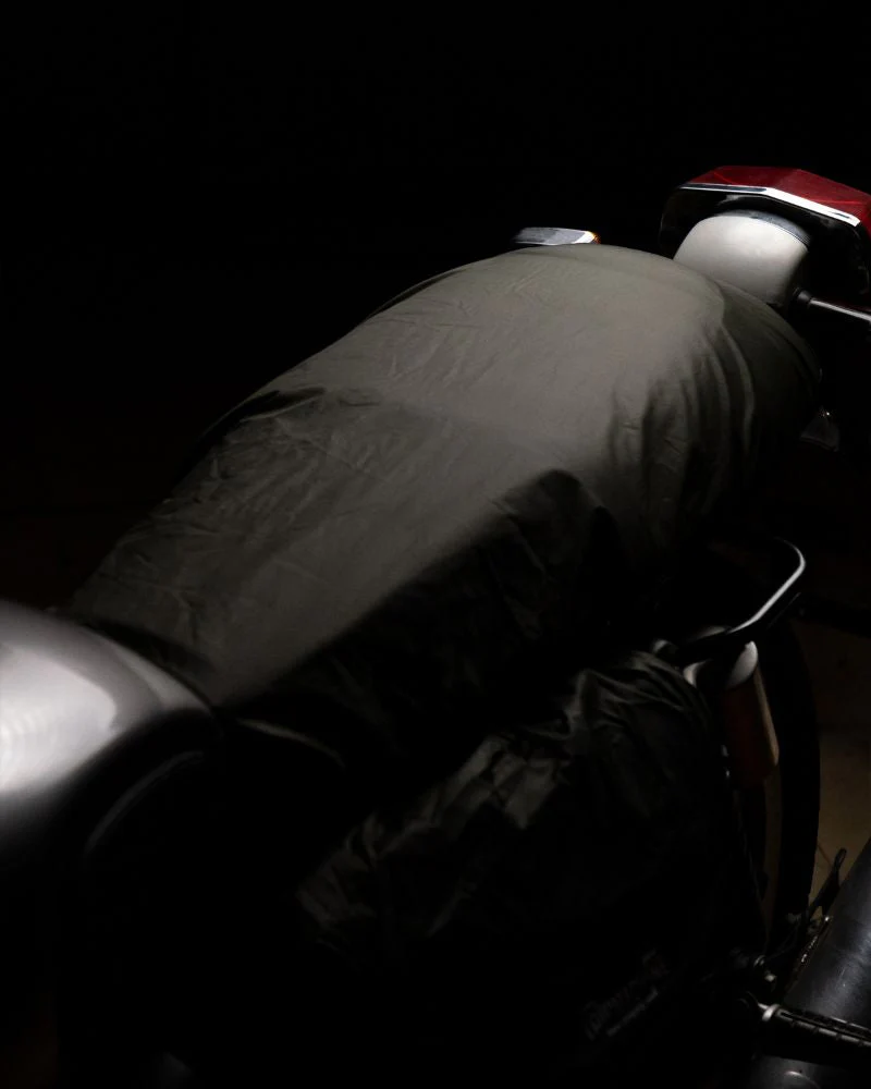 touring leather seat crafted to fit royal enfield interceptor 650 / gt 650 - Image 7