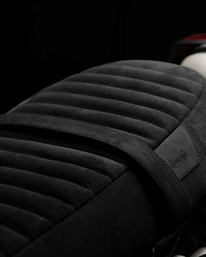touring suede seat crafted to fit royal enfield interceptor 650 / gt 650 - Image 12