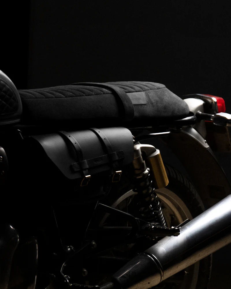 touring suede seat crafted to fit royal enfield interceptor 650 / gt 650 - Image 13