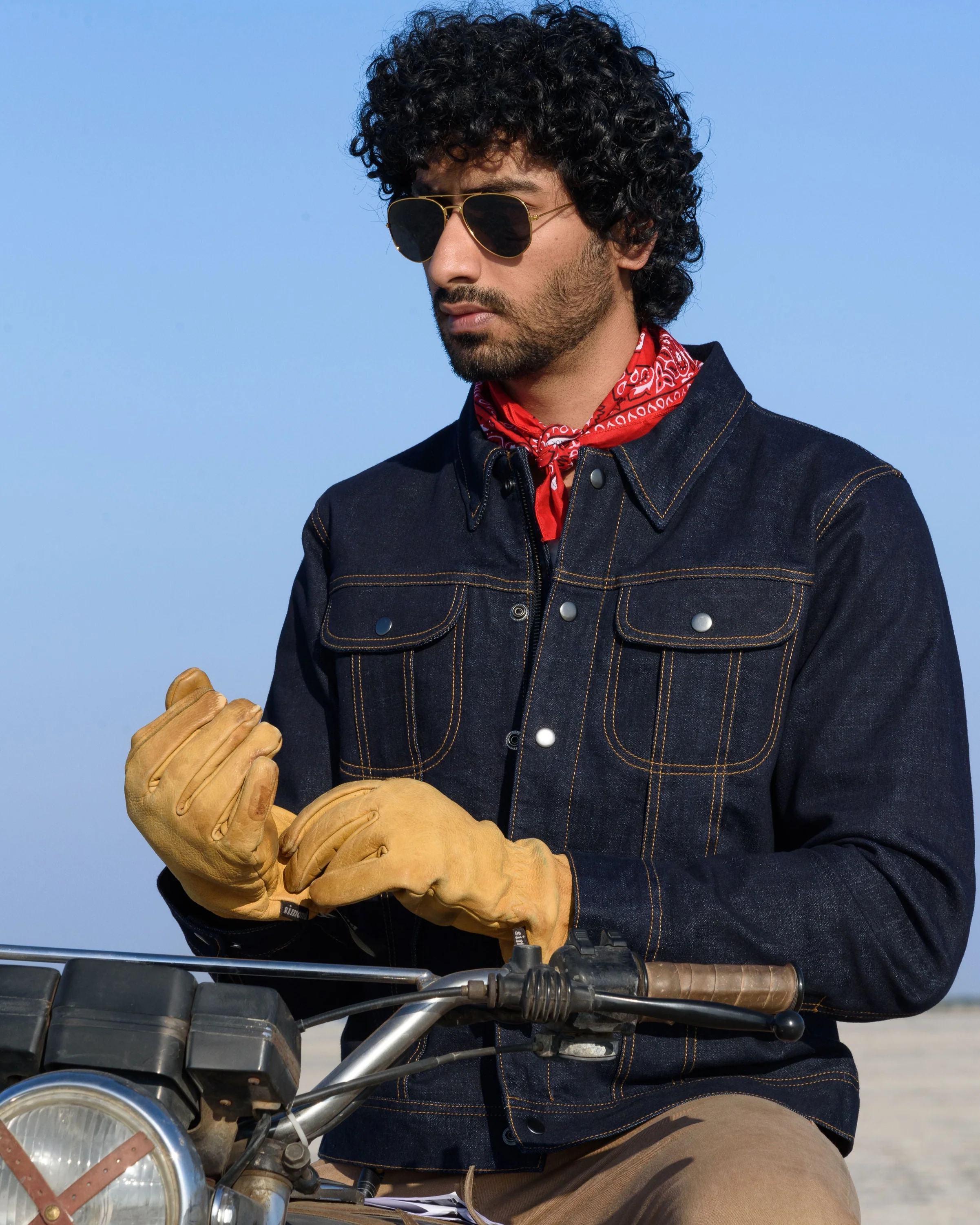 zero: denim riding jacket - Image 9