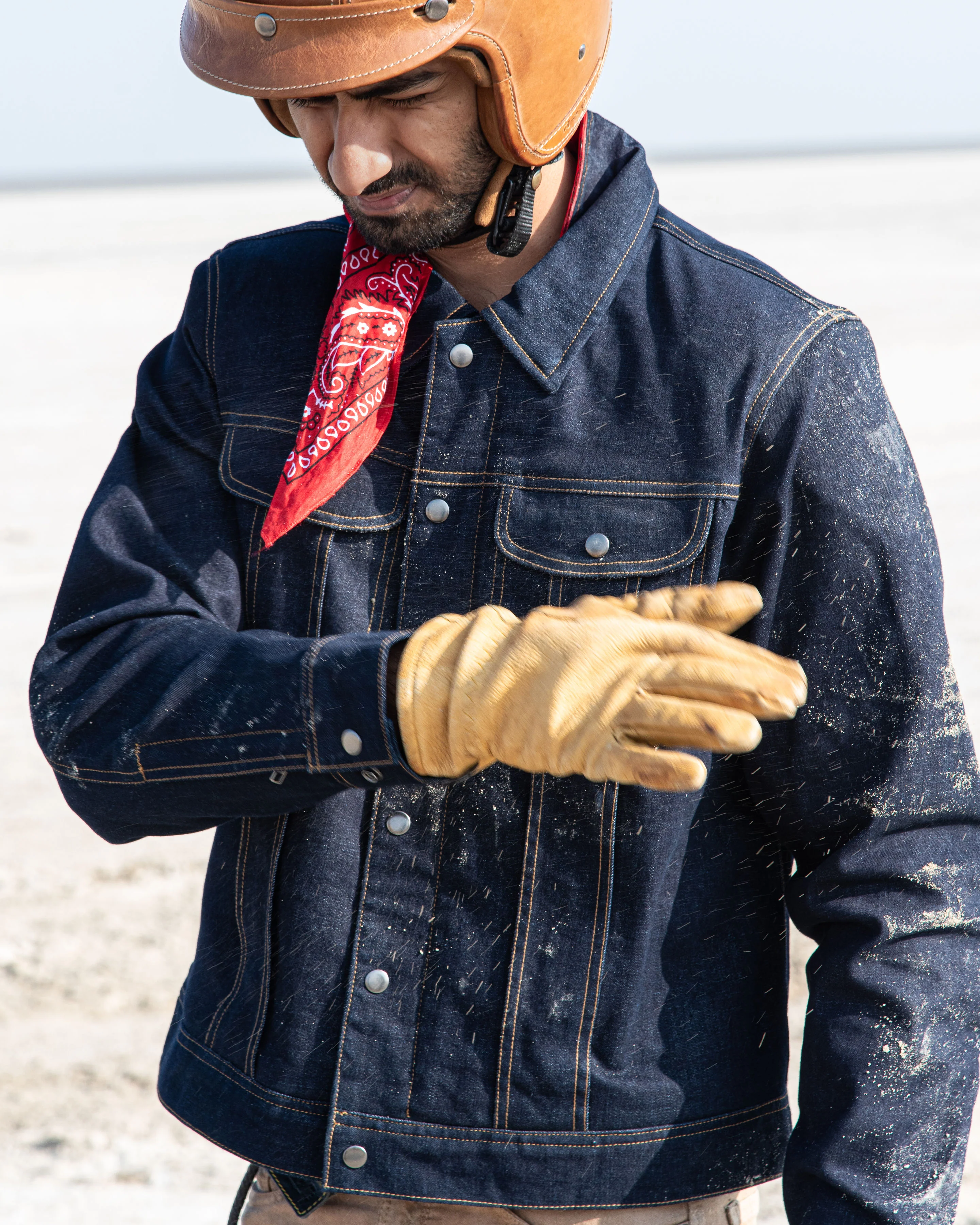 zero: denim riding jacket - Image 10
