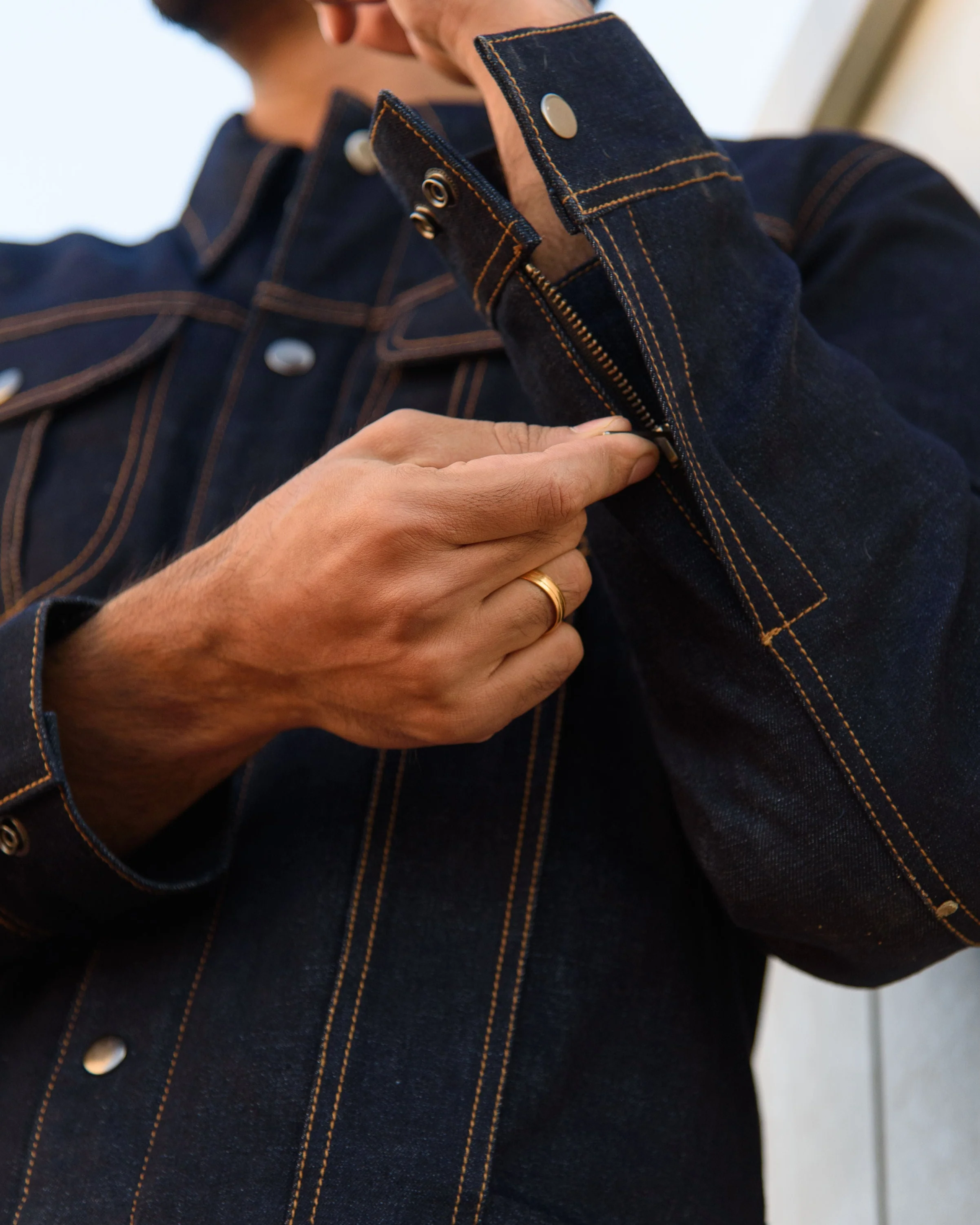 zero: denim riding jacket - Image 5